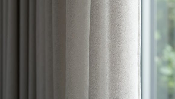 Heavy duty commercial curtains in Melbourne being cleaned by experts for offices, hotels, and theatres